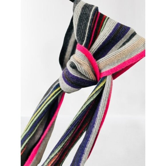 Lyle & Scott Other - Made in Scotland LYLE & SCOTT Merino Wool Scarf Scarves Multi-colored Stripes